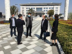 湖州市民政局副局长沈建军来银娱优越会717调研生态葬